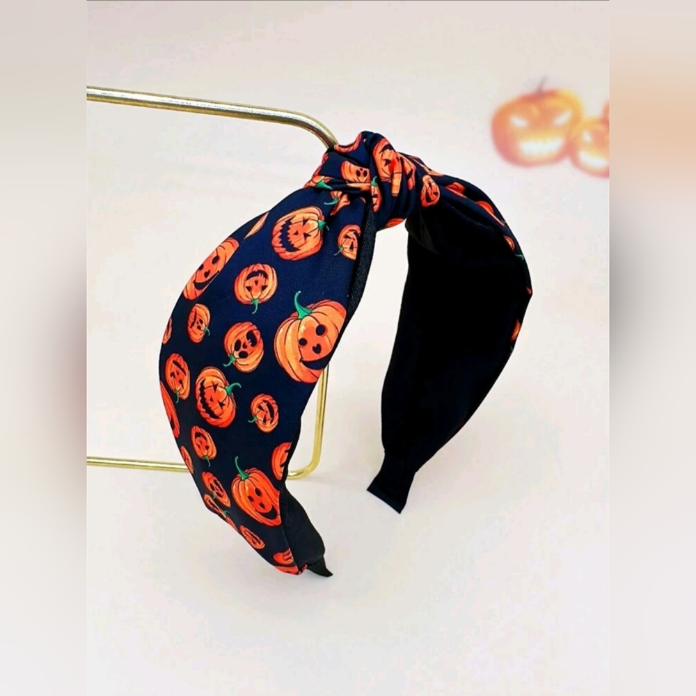 Halloween fabric hair band